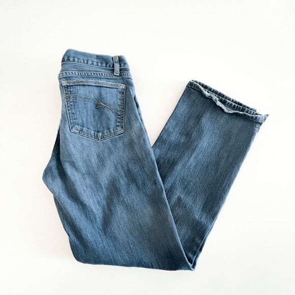 Cruel Girl Slim Straight Leg Denim Jeans Mid Rise Blue Wash Size 11 - Picture 1 of 13